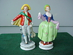 Nice pair of Lg. Occupied Japan Figures.  They measure about 6 1/2 in. in height.  Undersides are marked Made in Occupied Japan.  Figures are from the 1940's to 50's era.  Excellent condition.  Would ...