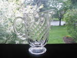 This attractive pint or milk pitcher in Fostoria's lovely Colony pattern is a must have for any Colony collector.  In superb,sparkling clear condtion, this beautiful piece measures 5 3/8" - 6&quo...