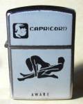 VINTAGE 1960`S NESOR JAPAN XXX CAPRICORN AWARE LIGHTER. NEW OLD STOCK. WHITE WICK. NEVER USED. NICE SPARK. NEEDS A LITTLE CLEANING. ADD $5.00 SHIPPED IN THE USA. REF 111957.  