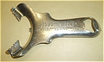 RARE BROWN & BIGELOW ADVERTISING SALESMAN SAMPLE BOTTLE OPENER & JAR OPENER. THIS COMPANY PRODUCED CIGARETTES AND LIGHTERS. MEASURES 5 1/2L X 3 1/2W INCHES AT ITS WIDEST POINTS. PLEASE EXCUSE THE GLAR...
