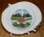 Nifty vintage souvenir china piece for Strasburg Rail Road in Strasburg, Lancaster County, Pennsylvania (PA, Penn., Penna.) in what is known as "Amish Country" or Pennsylvania Dutch Country....