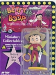 This discontinued 3.75 inch Betty Boop polyvinyl Today's New Star Cowgirl figurine was introduced in 1986 by Marty Toy, or M-Toy, and marketed until the early 1990s when Marty Toy lost the license. A ...
