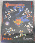 1998 Set of Disney vinyl refrigerator Magnet Set constains Space Mickey and Friends dressed in the same space uniforms as the Fabulous 5 Tomorrowland Bean Bags with picture of space and background pla...