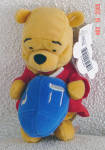 Disney Hanukkah Pooh mini-bean bag, about 7-8 inches, from approximately 1998, Mousketoys tag from Disneyland (or same Disney bean bag with Disney Store tag), made for Christmas and Hanukkah holidays....