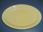 This is a 13.5 in. x 9.5 in. serving platter from Homer Laughlin in the Fiesta pattern and the yellow color. This is the newer Fiesta made from 1989-2007. It is mint. 