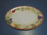 A beautiful 15 x 10.5 in. oval platter from Dansk in the Scandinavian Orchard pattern. This was made in Portugal. It is in mint condition. A great find and addition to your set! <BR><BR><BR>