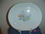Like New. Oval platter from Corelle in the pretty Fresh Cut pattern. The size is 12 x 10 in. It is used but like new.  