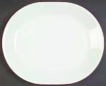 This piece is CORNING WARE, NOT Corelle. It is the simple plain White Frost pattern. The size is 11.5 in. x 8.5 in. Very nice plus very rare and hard to find. 