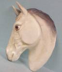 1950s/1960s Japan Horse Head Wall Hanger, about 5 1/4" high, excellent condition.  