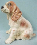 1960s Japan Ceramic Cocker Spaniel Puppy, 3 7/8" high.  Marked "169", excellent condition.  