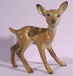 1950s Japan Pottery Miniature Fawn, 3" high, excellent condition. 