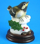 Andrea  by Sedak 1990 Porcelain Chickadee, 3 1/4" high, excellent condition. 