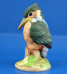Andrea by Sedak Porcelain Kingfisher Bird, 3 7/8" high, #6350, excellent condition. 