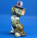 1950s Japan Pottery City Mouse Papa, 3 1/8" high.  Copy of a Hagen-Renaker design, excellent condition. 