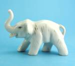 Japan White Elephant, 2 3/8" high.  Gold paint wear, otherwise,  excellent condition. 