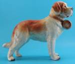 Lefton Japan Ceramic Saint Bernard Dog, H3679, 5" high, excellent condition. 