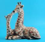 UCTCI Bone China Giraffe with Baby, 3 1/4" high, excellent condition. 