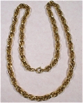 Napier Goldtone Necklace, 24" long, excellent condition. <BR>