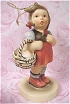 1984 Schmid Hummel Girl Ornament, 4" high.  2nd in series, excellent condition.  