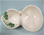 1960s Japan Porcelain Dish Basket, 2 1/4" high x 5" long, excellent condition. 