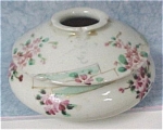1910s/1920s Porcelain Hair Receiver, 2 3/8" x 4 5/8" high.  Unmarked Japan, one hairline crack. <BR>