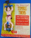 Old Irwin Toys Tumble Twins, rubber suction cups deteriorating, otherwise excellent on card. 