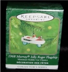 2000 Hallmark "1968 Murray Jolly Roger Flagship" this die-cast metal ornament is 6th in the miniature Kiddie Car Classics Series. Still in box. FREE SHIPPING WITHIN USA!!!