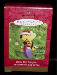 2000 Hallmark "Busy Bee Shopper" Christmas Ornament. This cute little be holding a shopping bag is handcrafted. Still in box. FREE SHIPPING WITHIN USA!!!