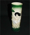 This is a Nude Woman Vase Made in Japan. It is 8.25" tall and 2.75" in diameter. It is marked with a paper label "Made in Japan". It says "Sail with Harveys". Good condit...