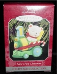 Hallmark 1998 Baby's First Christmas Child's age Collection. Still in box. Box has some shelf wear. FREE SHIPPING WITHIN USA!!!