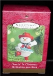 2000 Hallmark Dancing in Christmas Ornament. Snowgirl in a cow girl outfit. Still in box. FREE SHIPPING WITHIN USA!!!