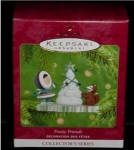 2001 Frosty Friends Hallmark Ornament. It is the 22nd in the Frosty Friends Series. Still in the box. FREE SHIPPING WITHIN USA!!!