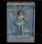 2001 Faerie Estrella Hallmark Ornament. It is from the Frostlight Faerie's Collection. This ornament has fiber-optic glow. Still in the box. FREE SHIPPING WITHIN USA!!!