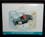 1998 Hallmark "1931 Ford Model A Roadster" Easter Ornament. This is 1st in the collectors series. Car is made of Die-Cast metal. Mint in box. FREE SHIPPING WITHIN USA!!!