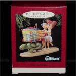 1995 Betty & Wilma Flintstones Hallmark Ornament. Still in the box. FREE SHIPPING WITHIN USA!!!! 