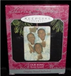 Hallmark's 1998 "Our Song" is a ceramic ornament with a display stand included. Mint in box. FREE SHIPPING WITHIN USA!!!