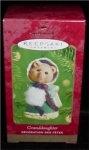 2001 Granddaughter Hallmark Ornament. Still in the box.  FREE SHIPPING WITHIN USA!!!! 