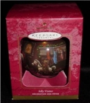 2001 Jolly Visitor Ball Hallmark Ornament. This ornament is still in the box. FREE SHIPPING WITHIN USA!!!