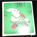 1984 Roller Skating Rabbit Hallmark Ornament. Ornament is still in the box. Box does have some shelf wear due to age. FREE SHIPPING WITHIN USA!!!!