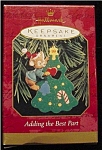 1999 Adding the Best Part Hallmark Ornament. Still in box. FREE SHIPPING WITHIN USA!!!  