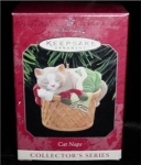 1998 Hallmark ornament "Cat Nap" #5 in the series. Mint in box. FREE SHIPPING WITHIN USA!!!