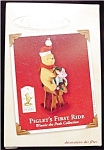 2002 Winnie The Pooh "Piglet's First Ride" Hallmark Ornament. This ornament is still in the box. FREE SHIPPING WITHIN USA!!!!