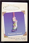 2002 Fashion Afoot Hallmark Ornament. This ornament is still in the box. FREE SHIPPING WITHIN USA!!!!