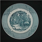 This is a Currier And Ives Platter. It measures 11.25" in diameter. Is in good condition, no chips, nicks or crazing.