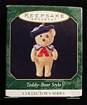 1999 Teddy Bear Style Hallmark Ornament. This ornament is the third in the series. Still in box. FREE SHIPPING WITHIN USA!!!