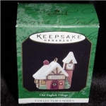 1997 Hallmark "Old English Village" Miniature Ornament. This is the #10 and final ornament in the Old English Village collection. Still in box. FREE SHIPPING WITHIN USA!!!
