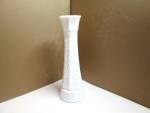 Vintage Bud Vase Starburst Milk Glass made by Anchor Hocking.Vase is 9" tall, very good condition, has 1.5" base with lines on bottom and top.  Price is per vase. 