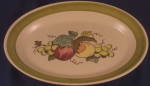 Medium platter from Metlox Poppytrail's Provincial Fruit line. 11 inches in diameter. Excellent condition!