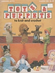 VINTAGE        OOP  1978<BR>TOYS AND PUPPETS <BR>TO KNIT AND CROCHET<BR>BY SUE PENROD<BR><BR>Leisure Arts Leaflet 136<BR> Toys & Puppets<BR> to Knit and Crochet<BR> In good used condition.<BR><BR>PROJ...