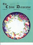 The China Decorator -November 1997 -32 complete pages.  Volume 42, No. 1w1 - Cover: Fruit Bordered Platter # 2 by Susan L. thumm - Back cover: The Gleaners by Sylvia Thomson - Weihnachtsman by Marjori...